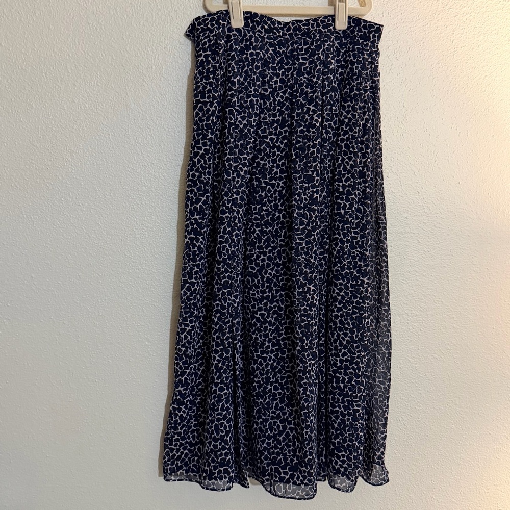 Who What Wear Maxi Skirt | Navy and White | Size 4